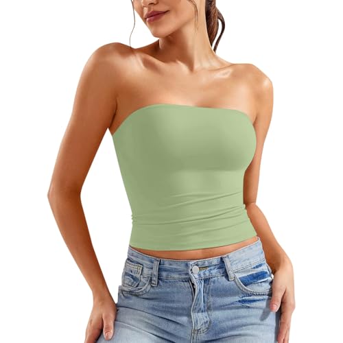 Generisch Damen Tanks Tops Sommer V-Ausschnitt ärmellos locker Cami Oberteil mit Eyelet-Stickerei und Seiten-Splits Oberteile Shirts Top