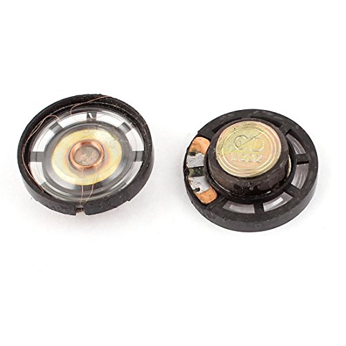 sourcing map 2pcs 0,25W 8 Ohm Sprechanlage 29mm Dmr External Magnet Lautsprecher de