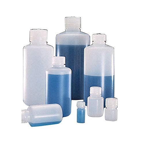 Nalgene 2003-0001 LDPE-Flasche mit schmaler Öffnung, Polypropylen-Schraubverschluss, 30 ml Fassungsvermögen, 20 mm Verschlussgröße (72 Stück)