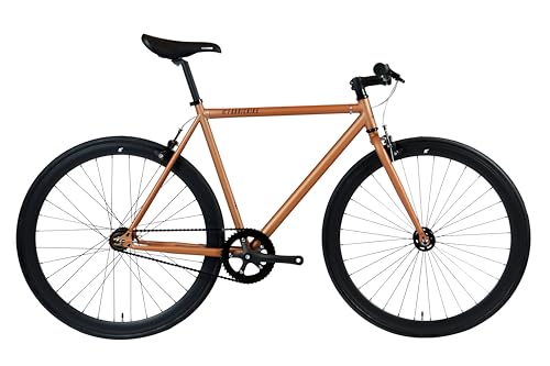 FabricBike - Original Collection, Hi-Ten Stahl, Fahrrad Fixed Gear, Single Speed, Urban Commuter, 8 Farben und 3 Größen, 10,45 kg (Talla M). (Cooper, L-58cm)