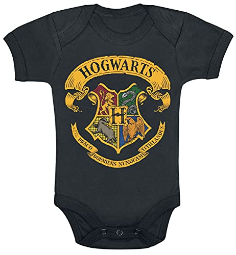 HARRY POTTER Unisex-Baby Baby Vest Baby- und Kleinkindweste, Nero, 74