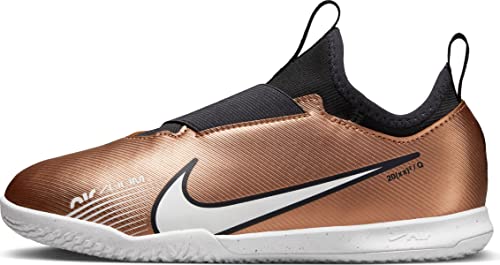 Nike Jr. Zoom Mercurial Vapor 15 Academy Ic Low Top, Metallic Copper/Metallic Copper, 27.5 EU