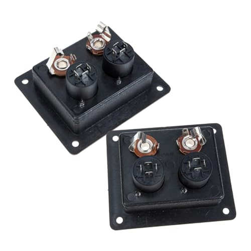 EXQUIMEUBLE 2 Stück Box Lautsprecher Rückverdrahtungsplatinenklemmen Lautsprecher Subwoofer Lautsprecheranschlüsse Klemmennabe Für Quadratische Klemmen Binding Post Cup