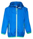 Playshoes Unisex Kinder Faltbare Funktions-Jacke Regenjacke 408700, 7 - Blau, 128