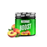 MATCHDAY NUTRITION | BOOST | 90 Minuten Vollgas Fußball | ATP Booster mit Aminosäuren und Kohlenhydraten | Mehr Schnellkraft, Explosivität & Ausdauer | 20 Portionen (Ice Tea Peach)