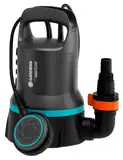 Gardena Klarwasser-Tauchpumpe 9000: Klarwasserpumpe mit 9.000 l/h Fördermenge, Schwimmschalter mit Dauerlaufoption, Flachabsaugung bis 2 mm, Schnellkupplungssystem, 300 W (09030-20)