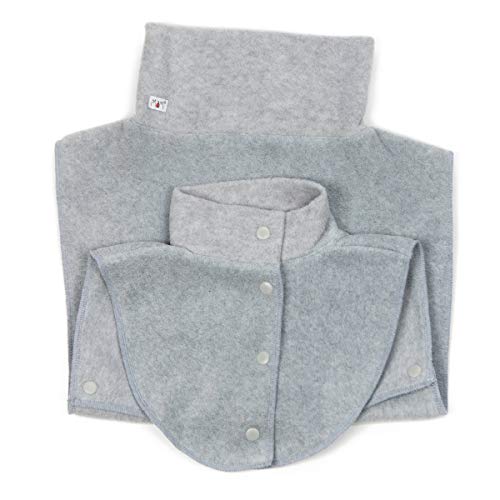 manduca by MaM® > Babywearing Double Dickey < warmer Schalkragen für zwei aus kuscheligem Fleece, passend für alle Babytragen und Tragejacken (Double Dickey Silver Cloud (2023))