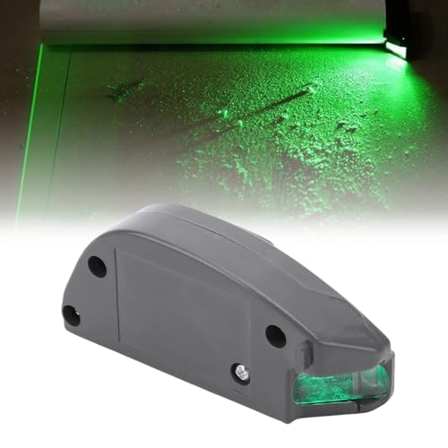 Junerain Staubsauger Staubanzeige LED Lampe grünes Licht zum Reinigen von Staub Tierhaaren Staubbeleuchter for Zuhause Tierhandlung Reinigungszubehör