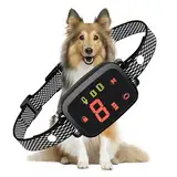 Mapneng Anti-Bell-Halsbänder für Hunde, wiederaufladbar, intelligentes Hundehalsband, 8-stufige Empfindlichkeit, harmloses Design mit IP67-Wasserdichtigkeit für kleine, mittelgroße und große Hunde