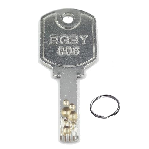 Kompatibel mit T/S/A006 Gepäckschlüssel für Rimowa, T/SA 006 Schlüsselreparatur für RIMOWA Gepäckzoll, silber, Reparatur von Gepäckschloss