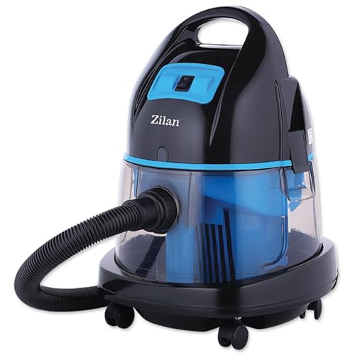 Zilan Wasserstaubsauger mit Wasserfilter | Wassersauger | H20 Saugleistung | Staubsauger beutellos | EEK A | 2.000 Watt | Vacuum Cleaner | Bodenstaubsauger | Beutelloser Staubsauger | 360° Schlauch