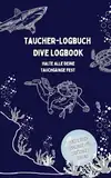 Taucher-Logbuch, Dive Logbook: Halte alle deine Tauchgänge fest | Dein Tauch-Begleiter für Anfänger & Profis