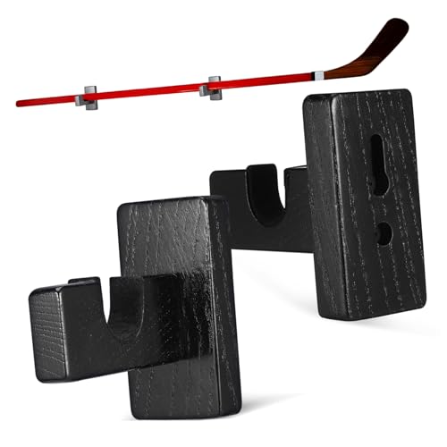 Kisangel Hockeyschläger-wandhalterung Hockeyschläger-aufhänger Eishockeyschlägerhalter Robustes Lagerregal Für Hockeyausrüstung