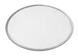 HENDI Pizza Screen, Pizzagitter, Pizzablech, Pizzaschieber, Ideal für gleichmäßiges Pizza-Backen, ⌀380mm, Aluminium