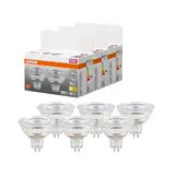 OSRAM Star Reflektor LED-Lampe für GU5.3-Sockel, klares Glas ,Warmweiß (2700K), 345 Lumen, Ersatz für herkömmliche 35W-Leuchtmittel, nicht dimmbar, 6-er Pack