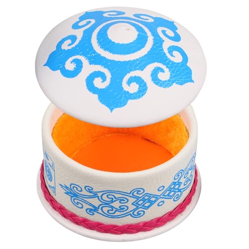 WEKADRIN Mongolischer Yurt Schmuck Organizer Ethnische Aufbewahrungsbox Für Ohrringe Und Halsketten Einzigartiges Für Zuhause Und Mongolische Restaurants
