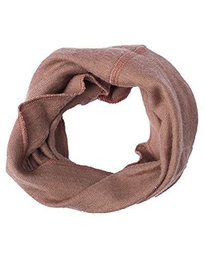 Lilano, Kinder Merino Schlauchschal, 70% Wolle (kbT), 30% Seide, 210 gr./m² (Mauve, 1)…