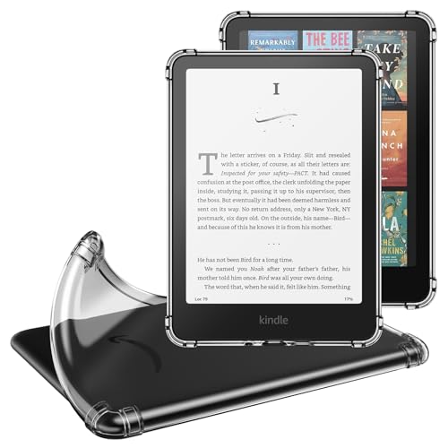 MoKo Hülle für 7" Kindle Paperwhite (12. Generation - 2024) und Kindle Colorsoft Signature Edition 2024, Ultradünne, Flexible, Transparente TPU-Schutzhülle, Klar