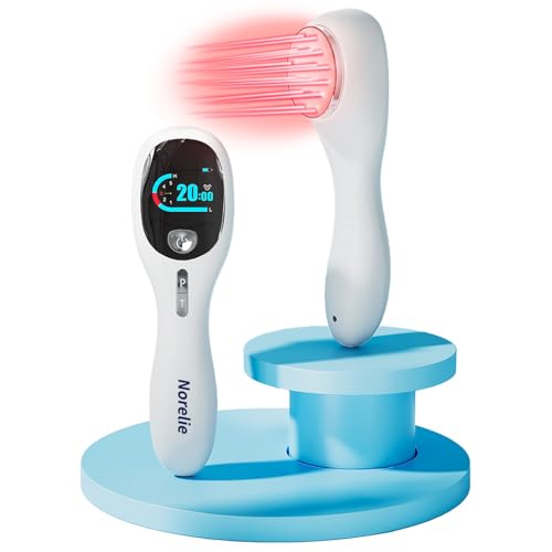 Norelie Red Revive Infrarot Original, Handgerät Infrarottherapie, Repuls Tiefenstrahler für Gelenk und Muskelschmerzlinderung(4 * 808nm+14 * 650nm)(Für Menschen und Haustiere)