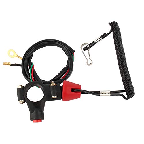 Quad Ersatzteile Schalter - Motorrad Killschalter - Auto Innen d Au?En X Motorkabel Lanyard Stop Schalter Sicherheitsleine 2V Co Ersatz Für Motor ATV Boot