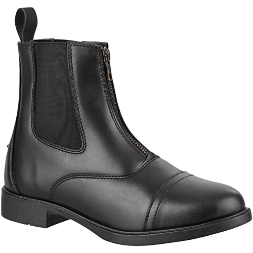 RL24 - Jodhpur Reitstiefelette COMPANION FZ Kunstleder schwarz 37