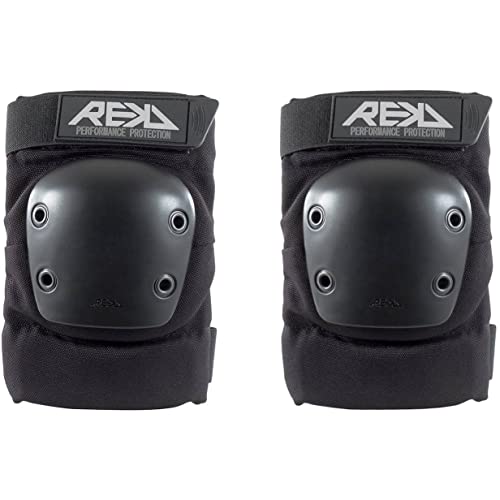 REKD Ramp Elbow Pads Ellbogenschutz schwarz schwarz, Large