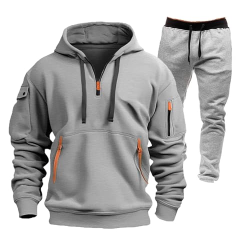 Generisch Men'S Tracksuits Sportanzug Hausanzug Herren Baumwolle Jogging Anzüge Männer Jogging Anzug Herren Hausanzug Herren Baumwolle Herren Freizeitanzug Jogginganzug Men'S Tracksuits