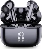 Bluetooth Kopfhörer, 2025 In Ear Kopfhörer Kabellos Bluetooth 5.4 mit 4 ENC Noise Cancelling Mic, 40Std Kabellose Kopfhörer IP7 Wasserdicht, Comfort Fit USB-C LED-Anzeige, Ohrhörer für Arbeit Sport