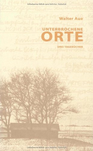 Unterbrochene Orte: Zwei Tagebücher: Drei Tagebücher (Erzählungen im Druckhaus Galrev)