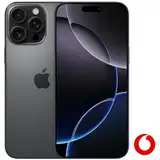 Apple iPhone 16 Pro Max mit Vodafone Vertrag | Aktion: 25% Basispreis-Rabatt | 24 Mon. Laufzeit | in Titan Schwarz | mit 256 GB Speicher