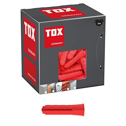 TOX Porenbetondübel Ytox M10 x 55 mm, Gasbetondübel mit den höchsten Haltewerten am Markt in Porenbeton, für unterschiedliche Schraubendurchmesser geeignet, 25 Stück im Karton, 096100041