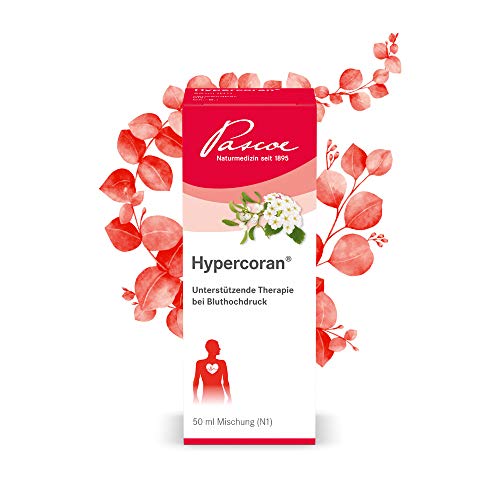 Hypercoran: 50 ml - natürliche Unterstützung bei Bluthochdruck (Hypertonie) - mit Mistel & Weißdorn - kombinierbar mit anderen Medikamenten, wie klassischen Blutdrucksenkern