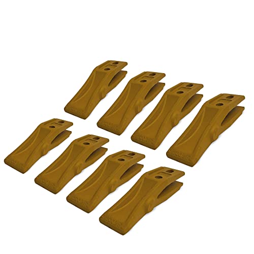 8er-Pack Baggerzahn Gabelzahn Anschraubzahn Schaufelzahn Lochabstand 40-45 x 13 mm