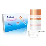 Anbio 10 x FSH-Teststreifen Menopause test FSH Test für die Wechseljahre Prüfung der Meno Balance FSH-Urintest Zu Hause Schnelltest Selbsttest