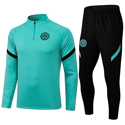 JIEAGY Paris Jersey Trainingsanzug Langarm Jacke Frühling und Herbst Jacke Fußball Uniform Benutzerdefinierte PSG Männer Frauen(M-Medium,Grün)