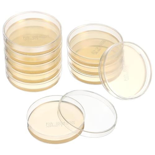 iplusmile Vorgegossene Agarplatten – Gewebekultur-Agarplatten – Agarplatten Für Das Labor – Petrischalen Mit Agar – Agar-Petrischalen Zum Erlernen Der Mikrobiologie 10Er-Pack