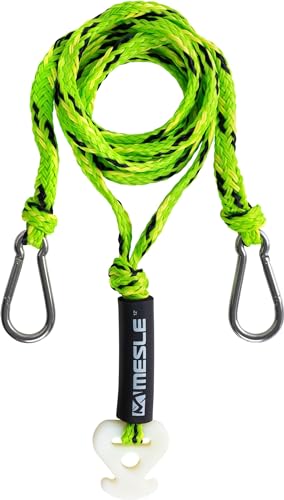 MESLE Schleppdreieck Pro DLX 4 Personen, Länge 366 cm, mit Schwimmer, Quick-Connect-Haken, incl. Rope Keeper