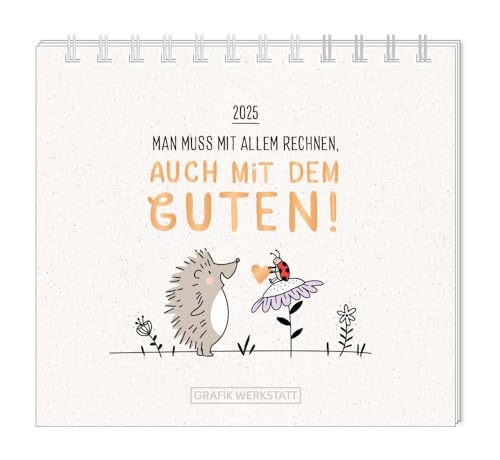 Mini-Kalender 2025 Man muss mit allem rechnen: Mini-Kalender