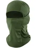 fuinloth Sturmhaube, Skimaske Balaclava, Motorrad Fahrrad gesichtshaube für Herren/Damen Armeegrün