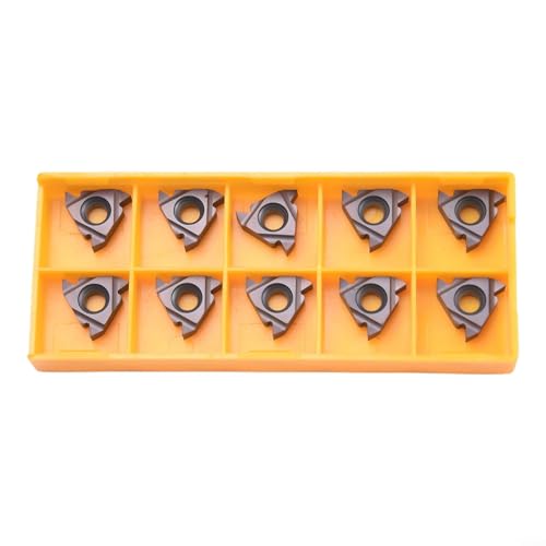 10 Stück Wendeschneidplatten aus CNC-Hartmetall, 16ER AG60 SMX35 für Edelstahl-Bearbeitungswerkzeuge Ersatzteile