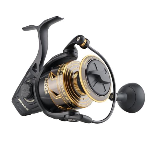 PENN Battle III Spinnrollen, Black Gold, 6000| 5.6:1