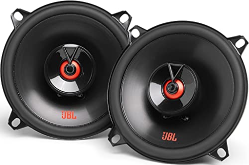 JBL Club 522F 2-Wege Auto Lautsprecher Set von Harman Kardon - 135 Watt Pro KFZ Autolautsprecher Boxen 13 cm, Black