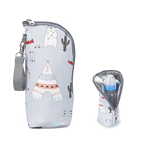 Baby Flaschen Isolierbeutel,Baby Flaschentasche,Lsoliertasche Für Babyflasche,Baby Flaschen Thermotaschen,Baby Milchflaschen Wärmer,Tragbare Babyflaschentasche,Für Kinderwagenreisen Im Freien