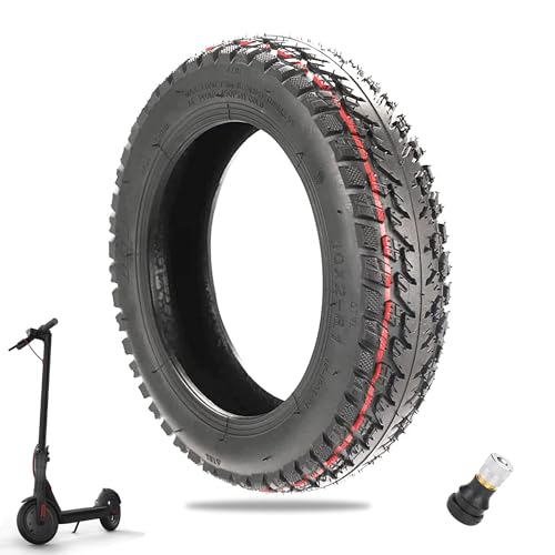10 Zoll Scooter Reifen,10 * 2-6.1 Selbstreparierende Tubeless Reifen,Vorne/Hinten Roller Verdicktreifen,Reifen für Elektroroller für M365/Pro/Pro2/1S/ Xiaomi/Lite Elektroroller,Ersatzreifen Zubehör