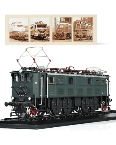 Risopen 1:87 Skala 1927 E 16 07 Plastikspielzeug Zug Modell Zug Set Keine Versammlung erforderlich Geschenk Dekoration für erwachsenes Kind (grün)