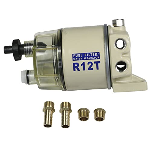 Vocdikficy 1 PCS R12T Boot für -Marine -On Kraftstofffilter/Wasserabscheider Neues ABS