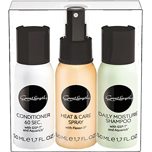 Great Lengths Reiseset 3 x 50 ml Shampoo, Conditioner, Carespray