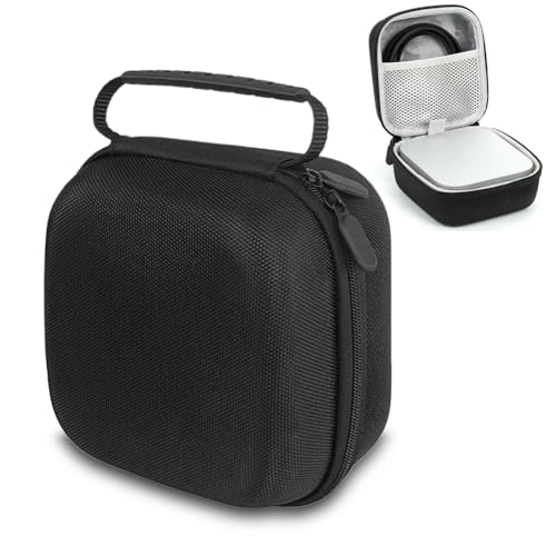 WAVATA Hartschalen-Schutzhülle für Apple Mac mini M4, Tasche mit Hartschale Entwickelt für Mac mini M4 / M4 Pro Chip 2024, Tragetasche mit Stoßfestem Design, für Reisen und Büro (Schwarz)