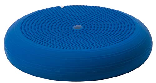 Ballsitzkissen mit Noppen 50 cm GeleichgewichtskissenDynair Ballkissen Level III blau XXL Balancekissen groß für Gleichgewicht Koordination und Stabilität Balance Pad Luftkissen Sitzkissen für Fitness, Yoga, Pilates