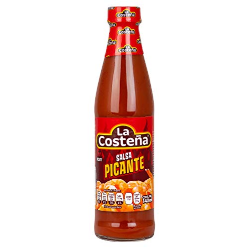 La Costena Salsa Picante | 140ml | Mexikanische Küche | pikant | nicht zu scharf | aus Jalapeno | für Speisen aller Art | Hervorragender Geschmack